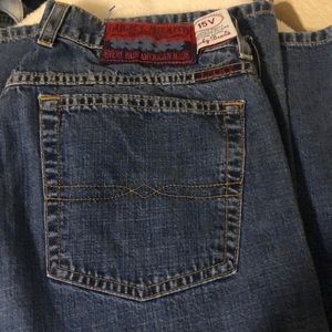Lucky Brand Dungarees peanut jeans p2591